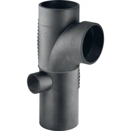 Geberit Silent-Db20 Combined Corner Branch Fitting 88.5°, Swept-Entry, Left