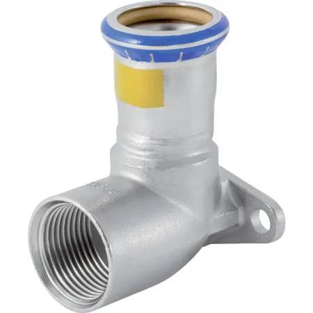 Geberit Mapress Stainless Steel Elbow Tap Connector 90° (Gas)