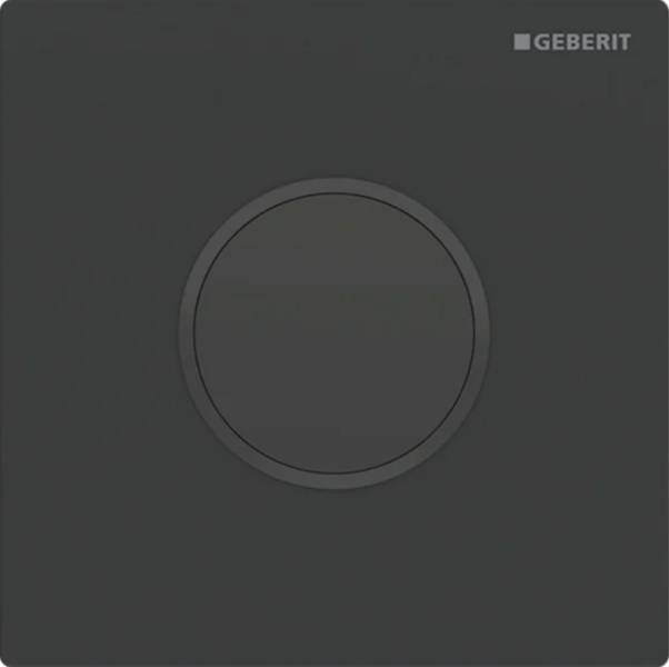 Geberit urinal flush control with electronic flush actuation, mains operation, Type 10 cover plate, round 