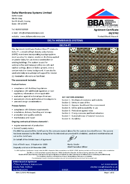 3742ps3i5 - BBA Certificate Delta PT