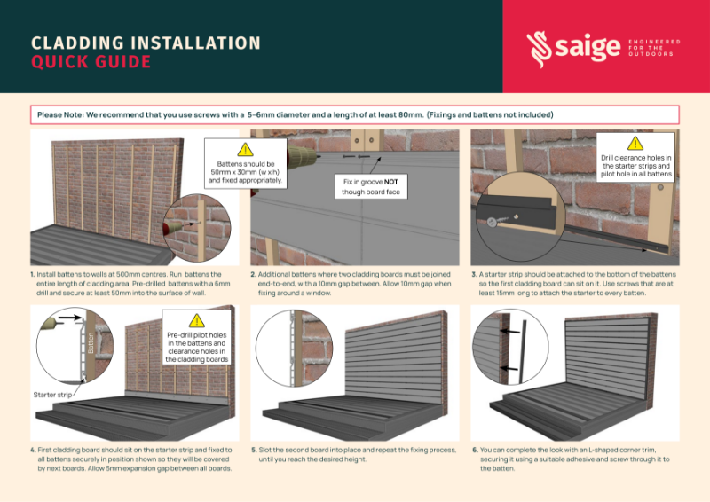 Saige Cladding Installation Guide NBS Source
