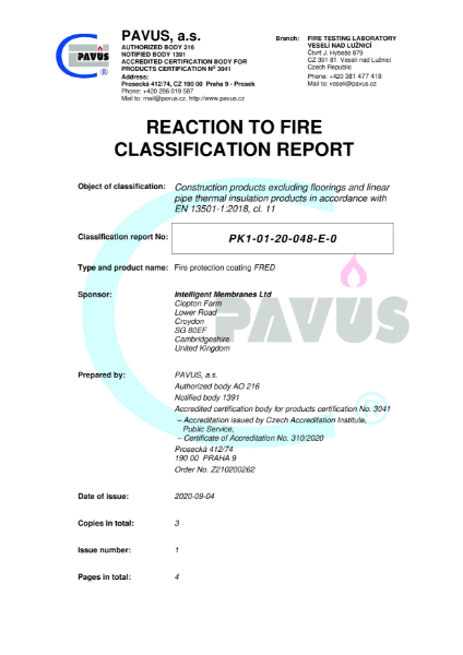 Fire Safety Certification