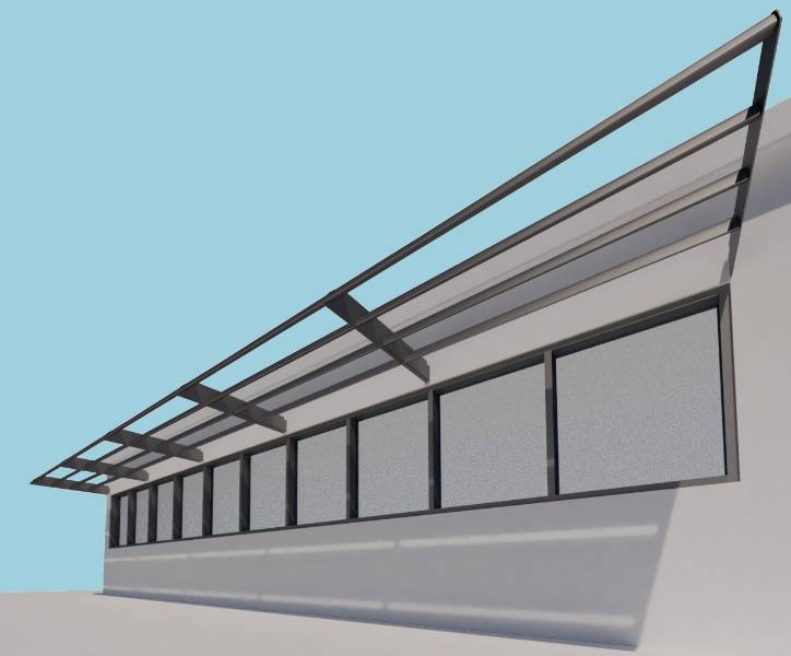 Shadex 260 System - Fixing within Steelwork