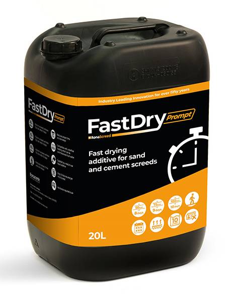 RonaScreed FastDry Prompt | Fast Drying Screed Additive