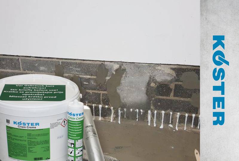 Injection mortar damp-proof courses