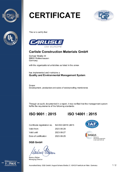 Carlisle ISO 14001