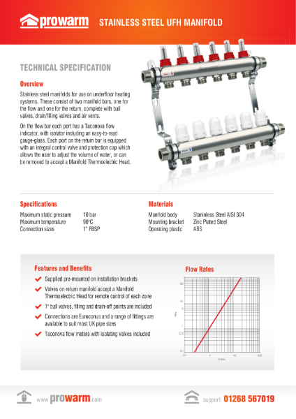 ProWarm Manifolds