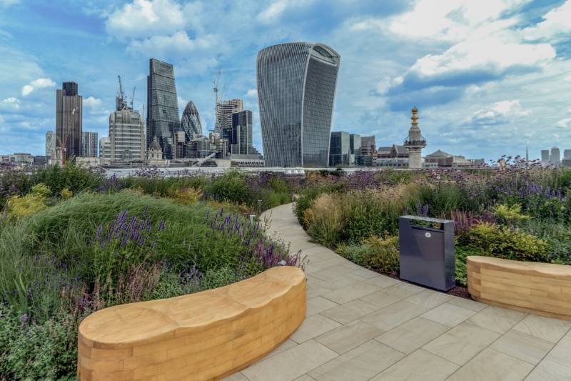 Roof terrace | Slip resistant | Timber decking | Offices | London
