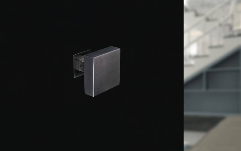 Stainless Steel Contemporary Square Door Knob - BLU™  KM120