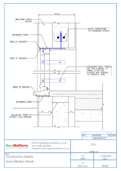 BecoWallform Window or Door Detail