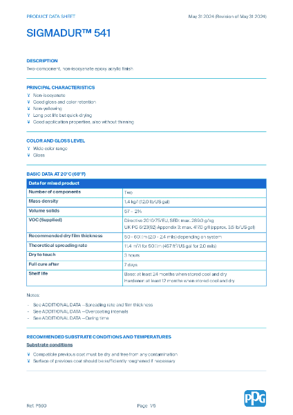 SIGMADUR™ 541