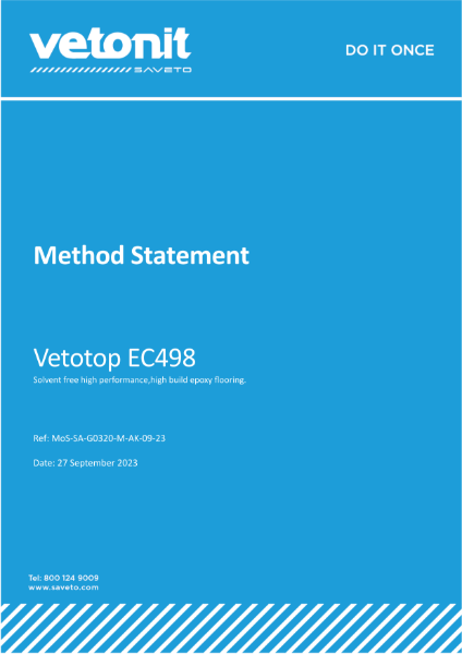 Method Statement - Vetotop EC498