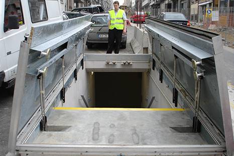 Fire Escape Hatches - Under Ground Metro, Portugal