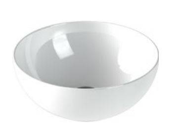 Circular Ceramic Sit-On Washbasin - Washbasin