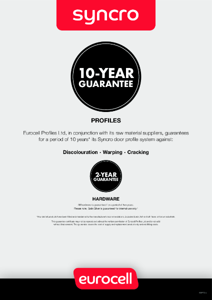 Syncro 10 Year Guarantee Certificate