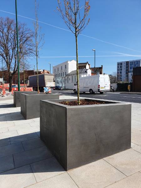 PAS 68 - Counter Terror Concrete Planter Ultra Shallow Mount - Vehicle defence 