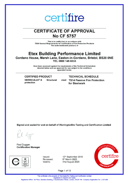 CF5757 Promat VERMICULUX®-S