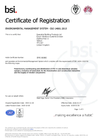 Environmental Management Systems - ISO 14001:2015