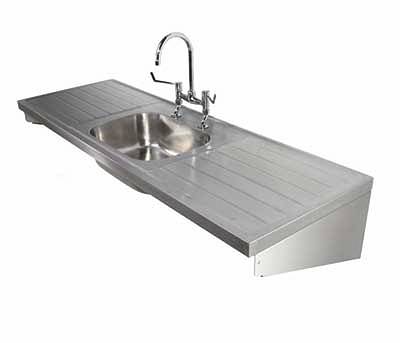 Stainless Steel Sink Single Bowl and Double Drainers 