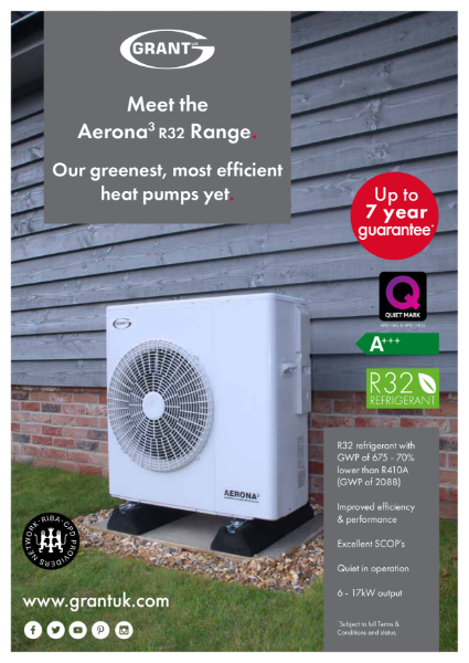 Aerona3 R32 Air Source Heat Pumps - Data Sheet