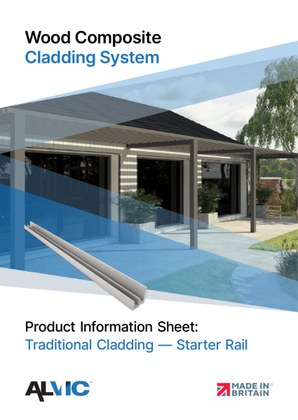 Product Information Sheet: Starter Rails - Traditional Composite Cladding System