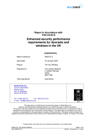 W22137-3 PAS 24 Final Report