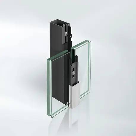 Fire-resistant Steel Stick Curtain Walling Façade System - VISS Fire