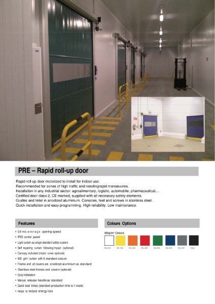 Speed Roll 2 - High Speed Rapid Rise Roll Up Door