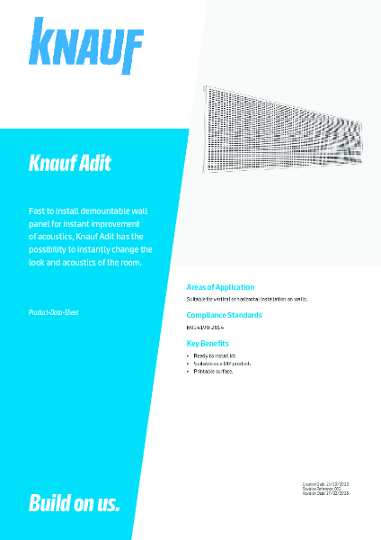Product Data Sheet - Adit