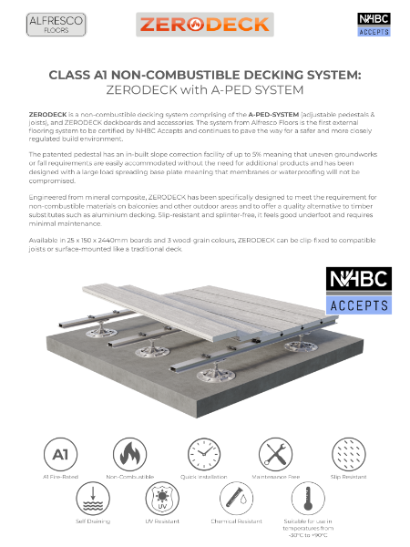 A-PED & ZERODECK Datasheet