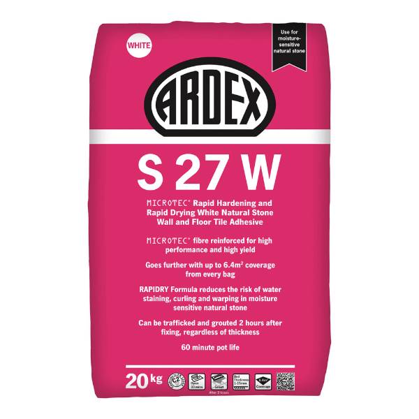 ARDEX S 27 MICROTEC Flexible Rapid Set Tile & Stone Adhesive