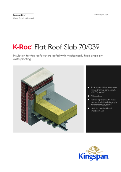 Kingspan K-Roc Flat Roof Slab 70/039