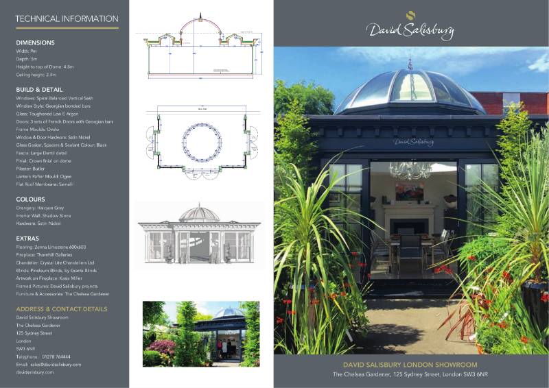 London Showroom Traditional Orangery Brochure