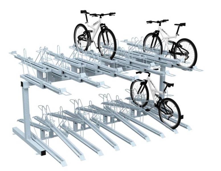 Double Decker Classic, Two Sided - Cycle Rack