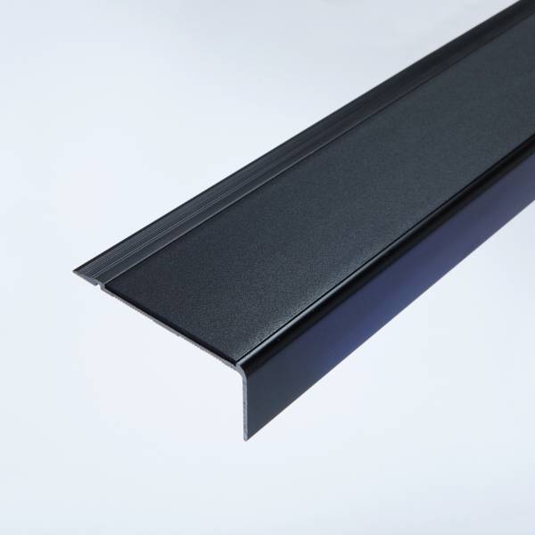 Stair Nosings - Satin Black Anodised