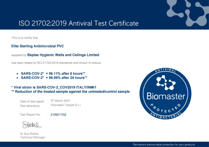 QA Certificate