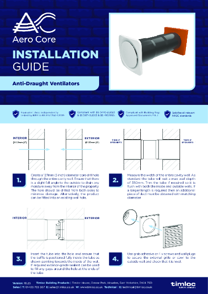 Aero Core Installation Guidance