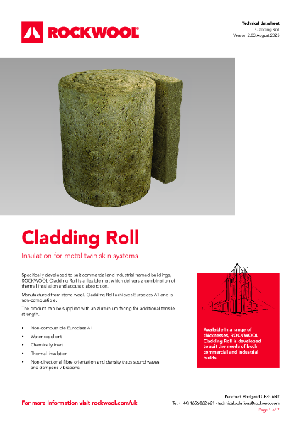 Cladding Roll - Datasheet