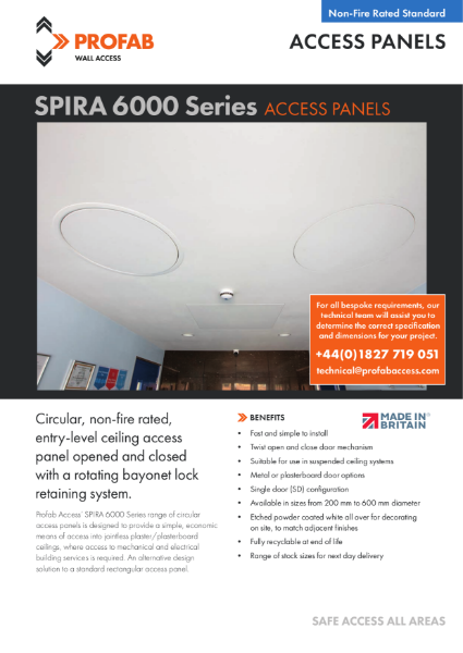 SPIRA 6000 SERIES NFR MD - DATASHEET