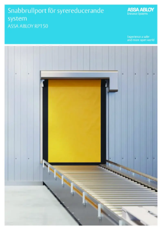 Product Leaflet ASSA ABLOY RP150