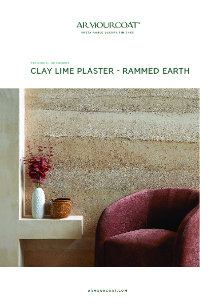 Armourcoat Clay Lime Plaster Rammed Earth - Technical Document