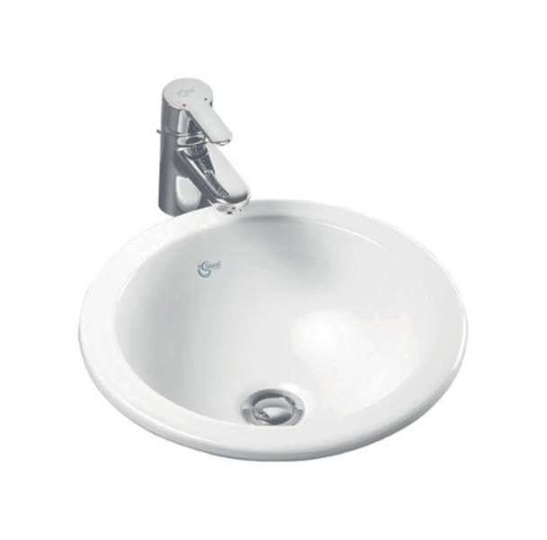 Concept Sphere 38 cm Countertop Washbasin No Tap Deck