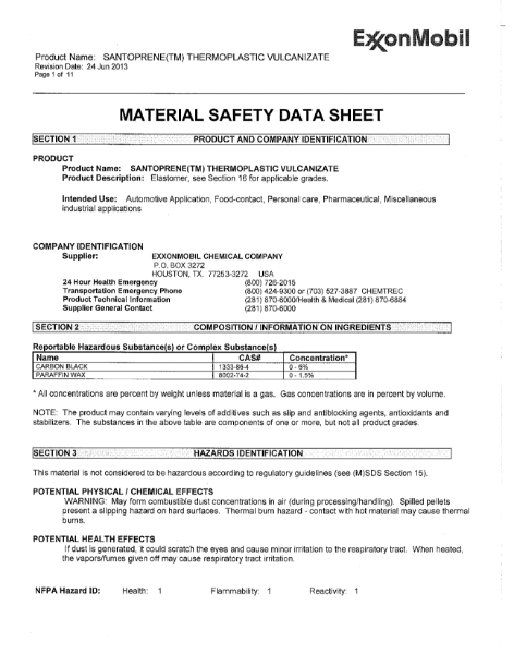 MATERIAL SAFETY DATA SHEET - 5 IN 1 FLASHING