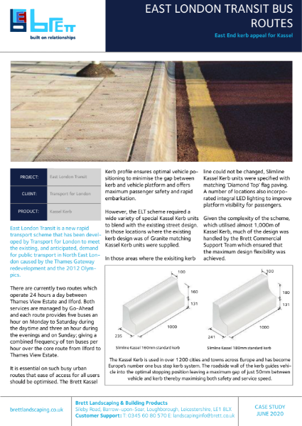 Kassel provides kerb appeal for East London Transit Bus Routes