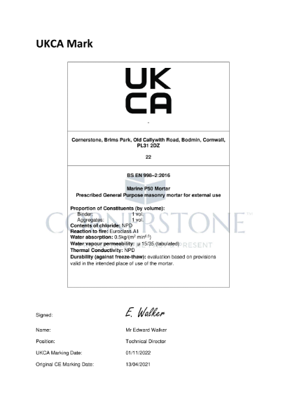 UK Conformity Assessed (UKCA)