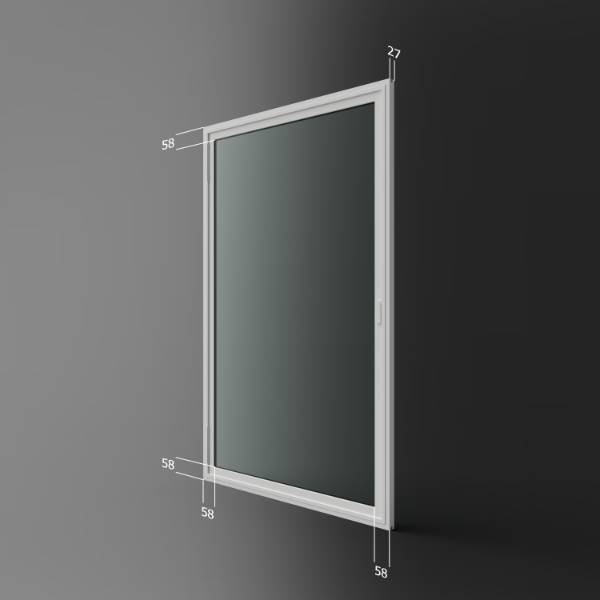 Slimline Hinged Unit - Secondary Glazing Unit