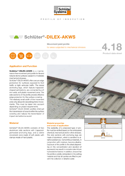 4.18 Schluter-DILEX-AKWS - Technical Data Sheet