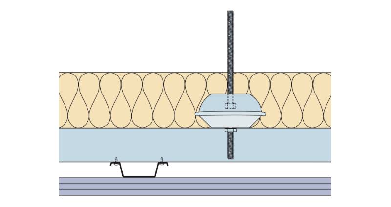 Siniat Suspended Ceiling PHS(1200.1200.450)-315dB-100G