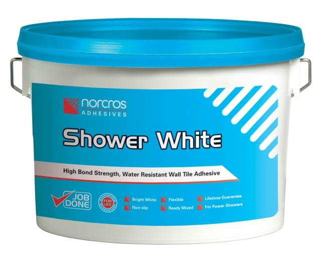 Shower White Tile Adhesive Norcros Adhesives, trading division of Norcros Group (Holdings