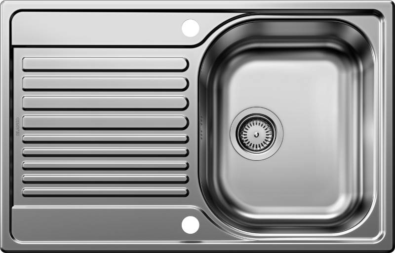 Tipo Stainless Steel Inset Single Bowl with Drainer